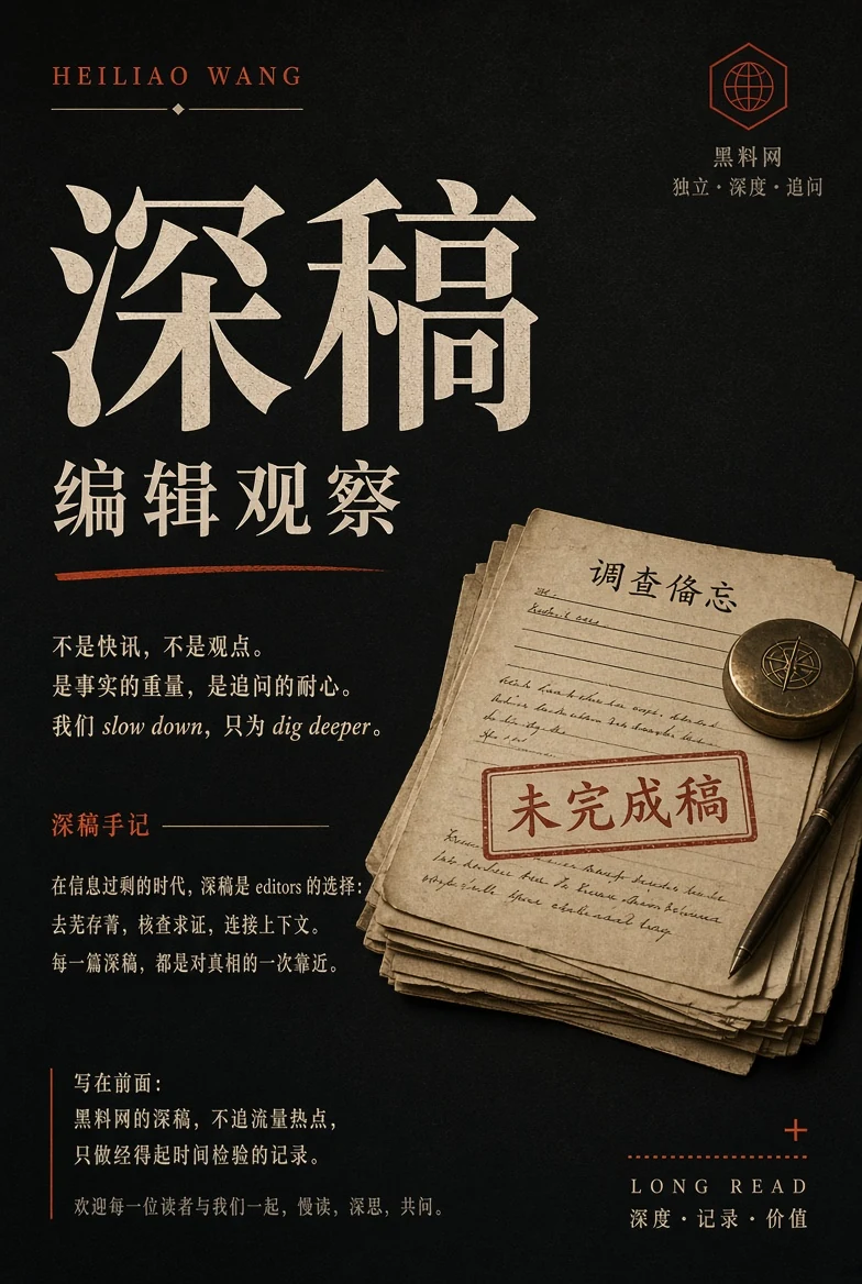 深度阅读与编辑观察